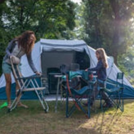 Les Hortensias Grande Tente Familiale Deux Chambres Et Sejour Vue Mer Sur Camping Nature Plestin-les-Grèves Buitenkant foto