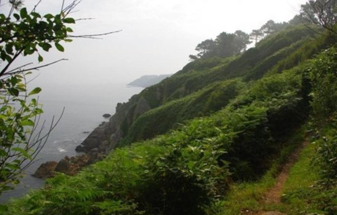Les Hortensias Grande Tente Familiale Deux Chambres Et Sejour Vue Mer Sur Camping Nature Plestin-les-Grèves Buitenkant foto